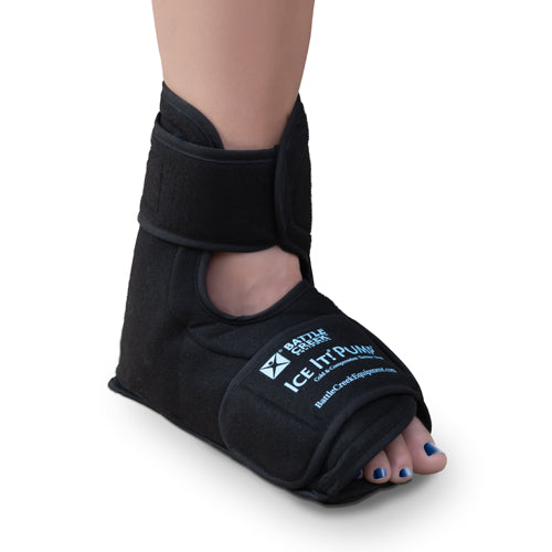 Ice It Pump One Size Foot And Ankle Cold Compression Wrap