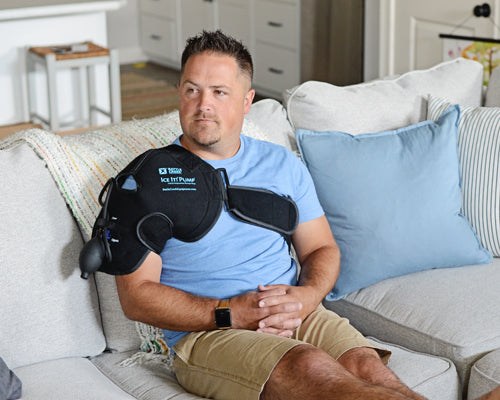 Ice It Pump Shoulder Cold Compression Wrap