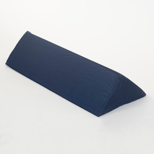 45 Degree Body Positioning Wedge With Blue Cover 7 by 24 by 7 Inches Foam Support for Side Lying and Back
