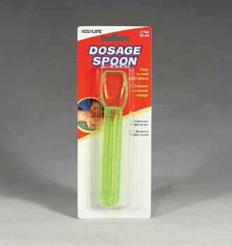 Dosage Spoon 2 Tsp 10 Ml Easy Read Green Nonbreakable