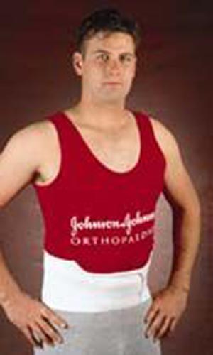 Elastic Rib Belt Small Unisex Contoured Fit Velcro Closure For Chest 22-30 Inches Rib Cage