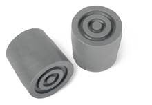 Gray Walker Tip Replacements 1in Inside Diameter Set of 2