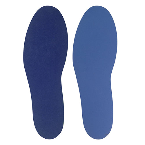 Flatcomfort XS Women's Insoles Blue Ultralux Top Moisture Wicking Shock Absorbing Pair