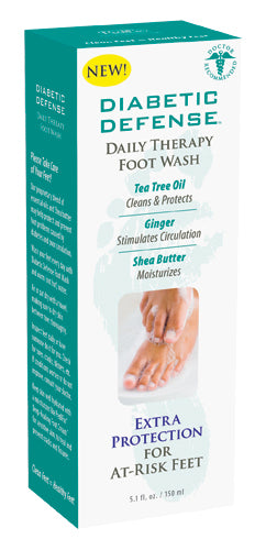 Diabetic Defense Foot Wash Daily Therapy 5.1 Oz