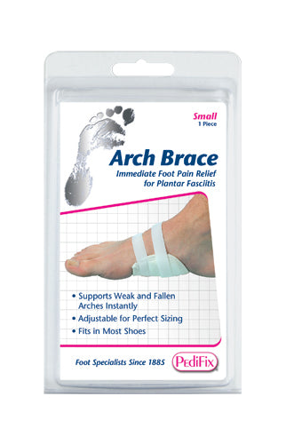 PediFix Arch Brace Small Foot Pain Relief for Plantar Fasciitis with Adjustable Velcro