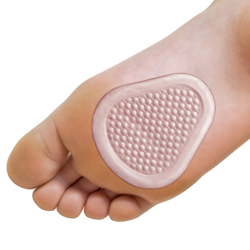 Pedi-Gel Ball-of-Foot Pads 2-Pack Self-Sticking Washable Cushioned Metatarsal Pads