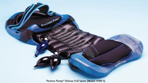 Deluxe Full Spine Posture Pump Blue With Neck Air Cell And Back Module Model 4100-S