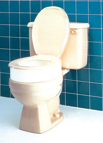 Carex Raised Toilet Seat Elevator Standard 300 lb