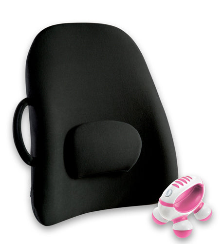 Obusforme Low Back Cushion Combo With Mini Massager