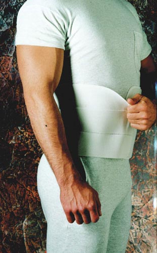 Abdominal Binder 3 Panel 9in Plush Back Elastic 30 To 45 In