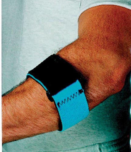 SportAid Tennis Elbow Neoprene Strap Fits 7-15 Forearm