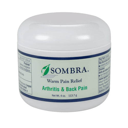 Sombra Warm Pain Relief Arthritis Back Pain 4 Oz Jar