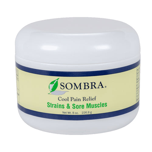 Sombra Cool Pain Relief Cream For Strains And Sore Muscles 8 Oz Jar Fast Absorbing