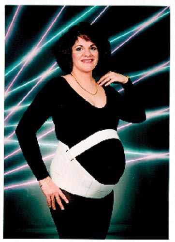 Maternity Back Support Belt Large XL 8 Elastic Straps For Pregnancy Abdominal Comfort Relief