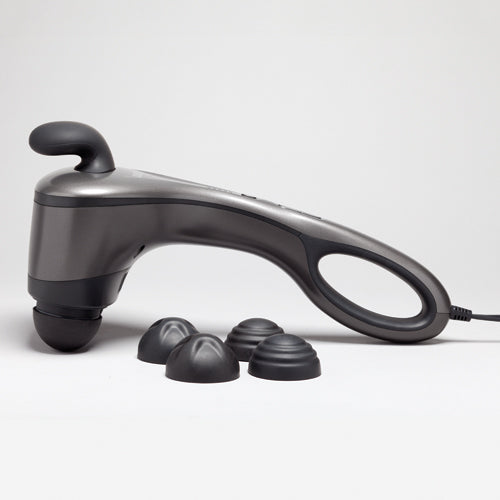 Obus Professional Corded Percussion Body Massager With 9 Foot Power Cord And 3 Interchangeable Massage Nodes