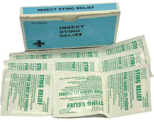 Insect Sting Relief Wipes 10 Pads