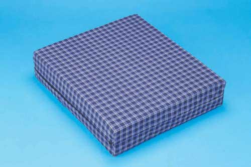 Foam Wheelchair Cushion Plaid 17.5x19.5x2-7/8 Comp Foam