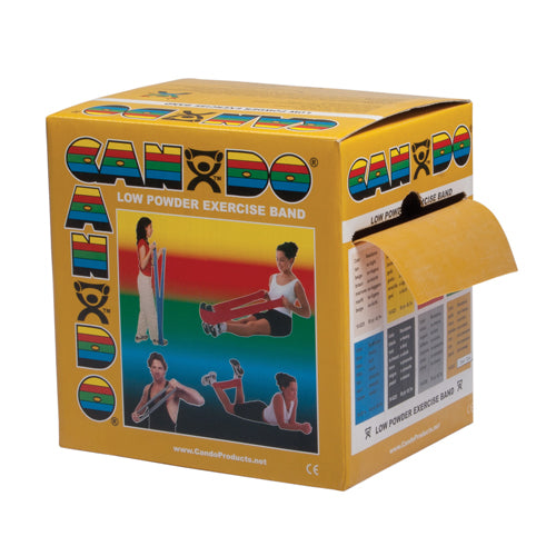  Cando Exercise Band Gold Xxx-Heavy (2-25 Yard Disp)