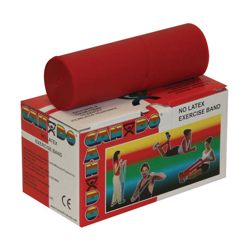  Cando Band Non-Latex Red- Light 6- Yard