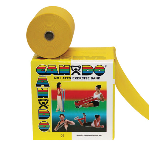  Cando Band Non-Latex Yellow X-Light 50 Yard