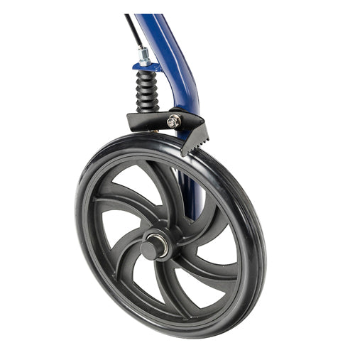 4 Wheel Steel Rollator W/7  Casters & Basket- Loop-blue