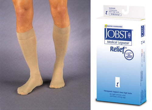  Jobst Relief K/H Ct 15-20 Mmhg Beige Large