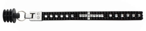  Canemates Fashion Strap Jet/Crystal (Each)