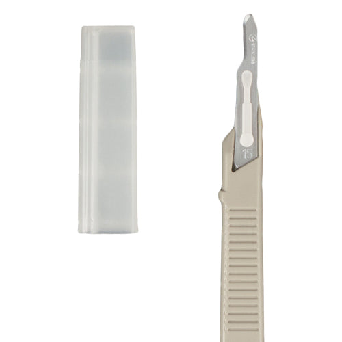 Scalpel 15 Disposable Generic Bx/10 W/Safety Guard