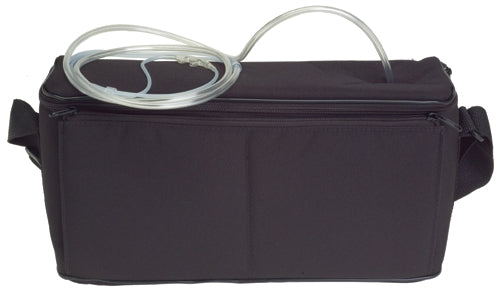 Oxygen Cylinder Shoulder Bag W/zippered Pocket Horizontal