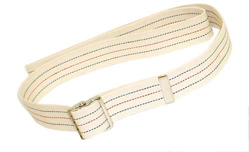  Gait Belt W/Metal Buckle 2X53 Striped