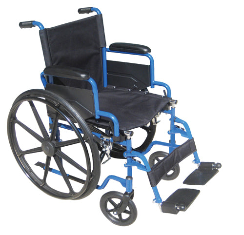  Blue Streak 18 Single Axle Wc W/Flip-Back Desk Arms & Elr