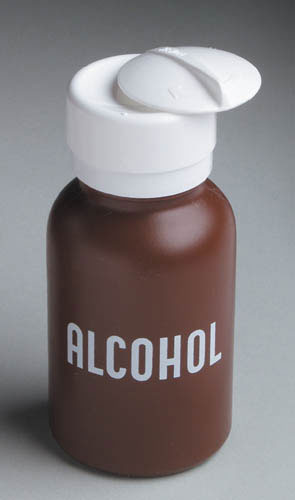  Liquid Push Down Alcohol Dispenser- Labeled