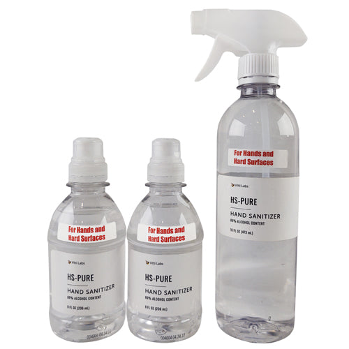  Spray Disinfectant & Sanitizer Kit For Hard Surfaces & Hands