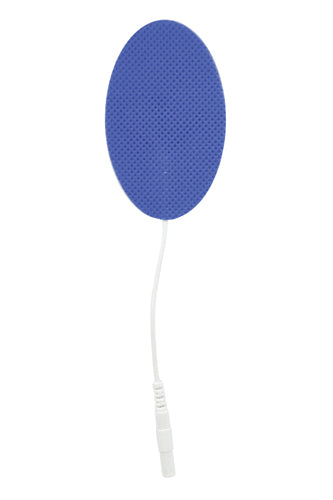  Reusable Electrodes Pack/4 1.5 X2.5 Oval Blue Jay Brand