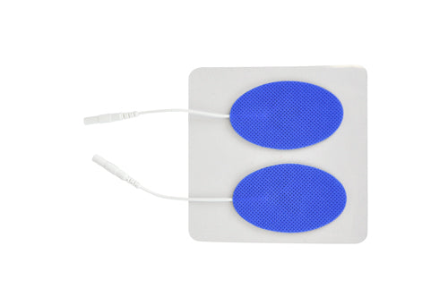 Reusable Electrodes  Pack/4 1.5 X2.5  Oval  Blue Jay Brand