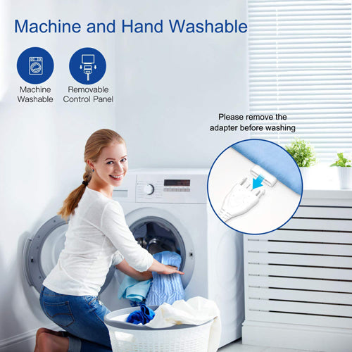 Heating Pad  12 X24   Washable 6 Heat & 6 Timer Settings