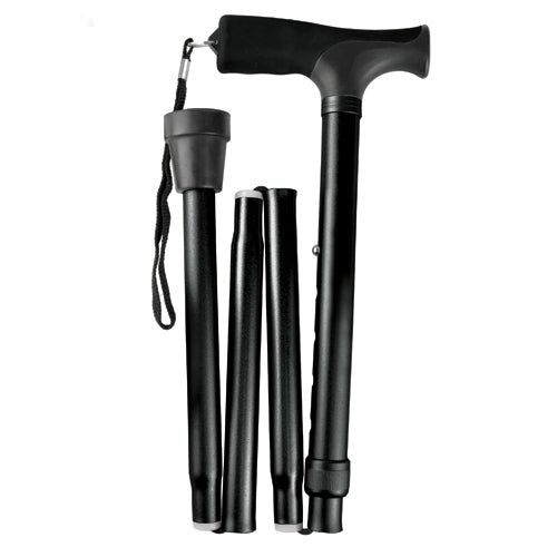  Cane Folding Blue Jay Black Pistol Grip 33 - 37