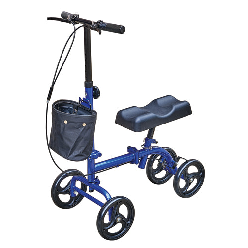  Keep Me Moving Steerable Folding Knee Scooter - Bluejay
