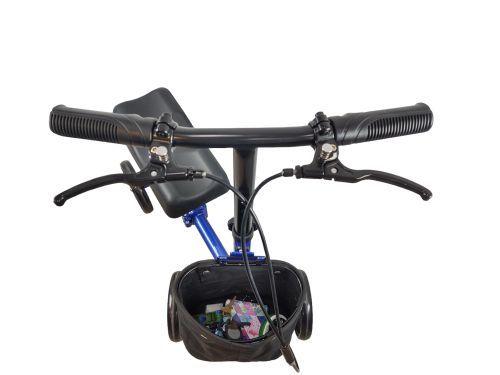 Keep Me Moving Steerable Folding Knee Scooter - Bluejay