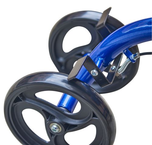 Keep Me Moving Steerable Folding Knee Scooter - Bluejay