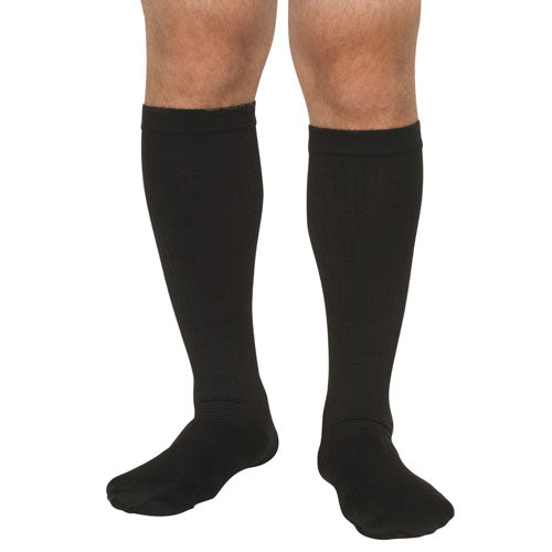 Men S Mild Support Socks 10-15Mmhg Black Small/Medium