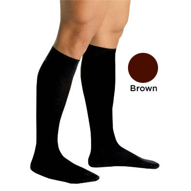  Men S Firm Support Socks 20-30Mmhg Brown Small