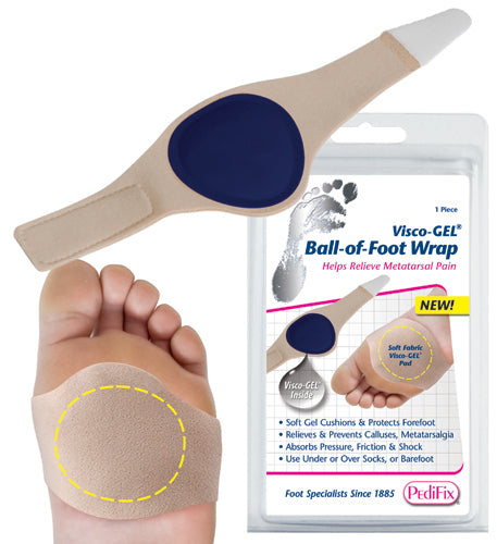  Visco-Gel Ball-Of-Foot Wrap Large