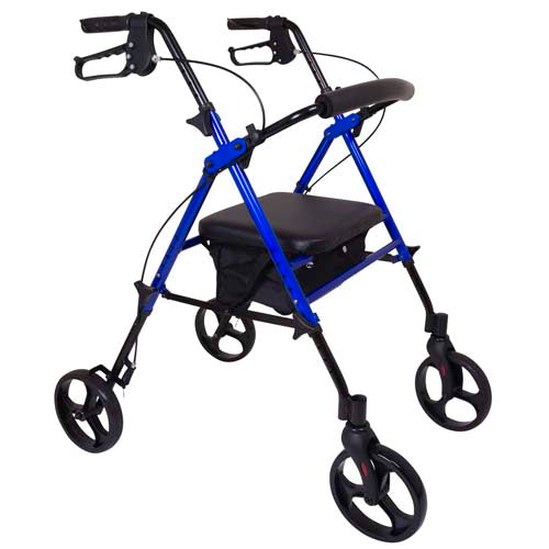  Rollator Aluminum Height Adjustable Blue