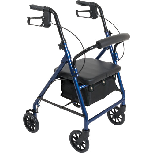  Rollator Junior Aluminum 6 Wheels Blue