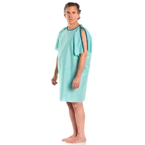  Patient I.V. Gown Geometric Print