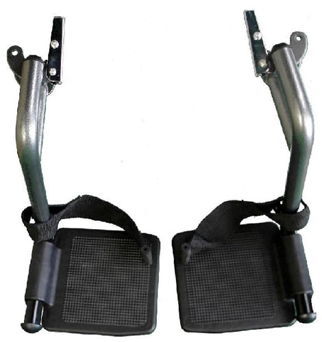 Replacement Footrests For Drive Tr39E-Sv (Silver Vein)