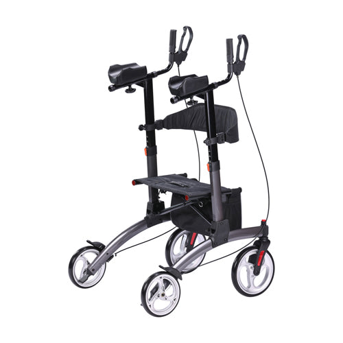 Elevate Upright Walker Gray